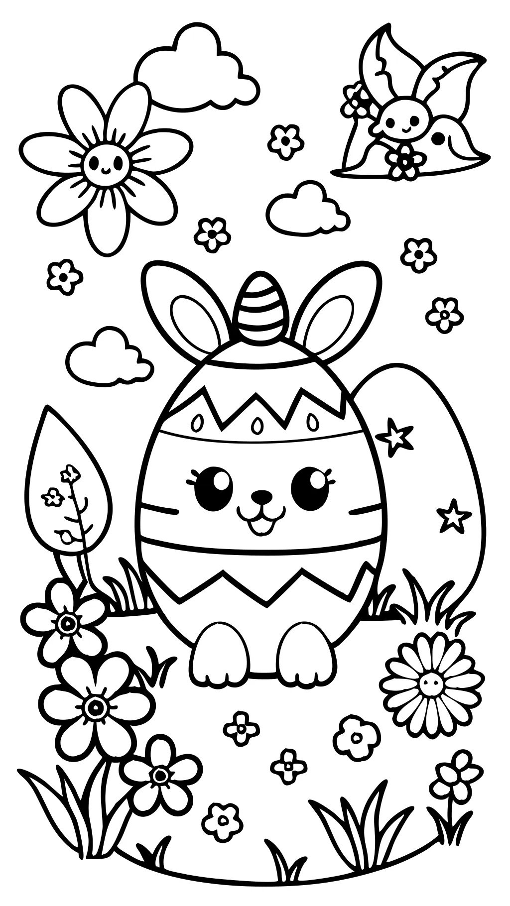 cute spring coloring pages